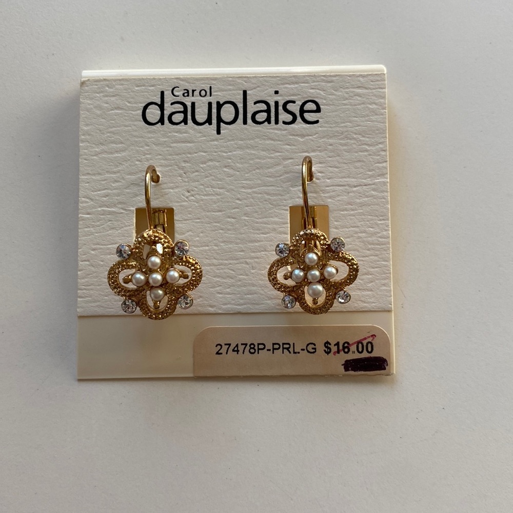 New, Carol dauplaise earrings